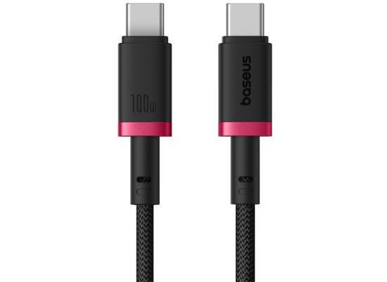 Baseus Dura Series Fast Charging Cable Type-C to Type-C 100W 1M - RedBlack